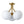 Chandelierias-Modern 3-Light Semi-Flush Mount with Opal Glass Globes-Semi Flush-Nickel-3 Bulbs