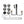 Chandelierias-Modern 5-Light Hand-blown Glass Bent Rod Chandelier-Chandeliers-Black-5 Bulbs