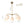 Chandelierias-Modern 5-Light Sculptural Milky Glass Globe Chandelier-Chandeliers-Brass-
