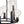 Chandelierias-Modern 8-Light Balloon Clear Glass Wagon Wheel Chandelier-Chandeliers-Black-8 Bulbs
