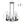 Chandelierias-Modern 8-Light Balloon Clear Glass Wagon Wheel Chandelier-Chandeliers-Black-8 Bulbs