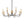 Chandelierias-Modern 8-Light Black & Gold Sputnik Chandelier-Chandeliers--
