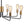 Chandelierias-Modern 8-Light Black & Gold Sputnik Chandelier-Chandeliers--