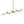 Chandelierias-Modern 8-Light Sculptural Clear Glass Linear Chandelier-Chandeliers-Black-