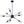 Chandelierias-Modern 9-Light Metal Sputnik Chandelier Lighting-Chandelier-Black-