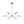 Chandelierias-Modern Adjustable Semi-Flush Sputnik Metal Chandelier-Chandeliers-Nickel-6 Bulbs