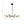 Chandelierias-Modern Adjustable Semi-Flush Sputnik Metal Chandelier-Chandeliers-Nickel-6 Bulbs