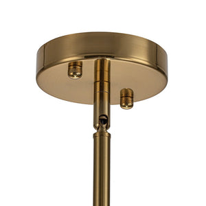 Chandelierias-Modern Brass 10-Light Gradient Glass Comet Chandelier-Chandeliers-Brass-