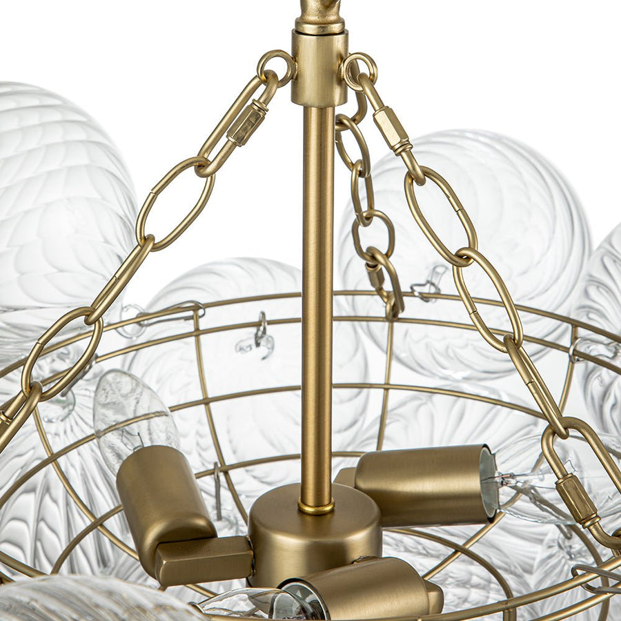 Chandelierias-Modern Decorative Cluster Bubble Chandelier-Chandelier-8 Bulbs-