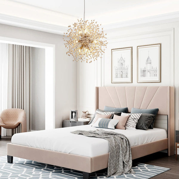 Chandelierias-Modern Decorative Wood Beads Firework Chandelier-Chandelier-9 Bulbs-