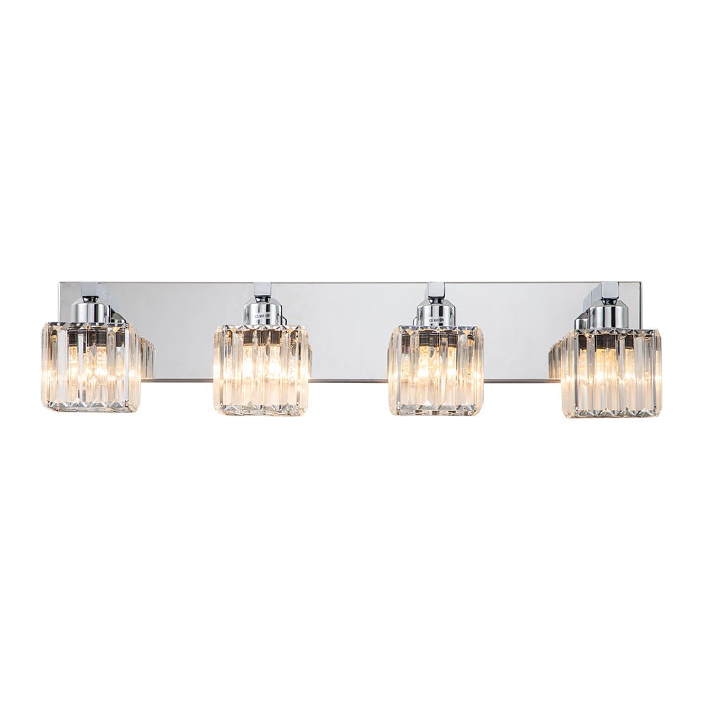 Modern Dimmable Crystal Bathroom Vanity Light Chandelierias