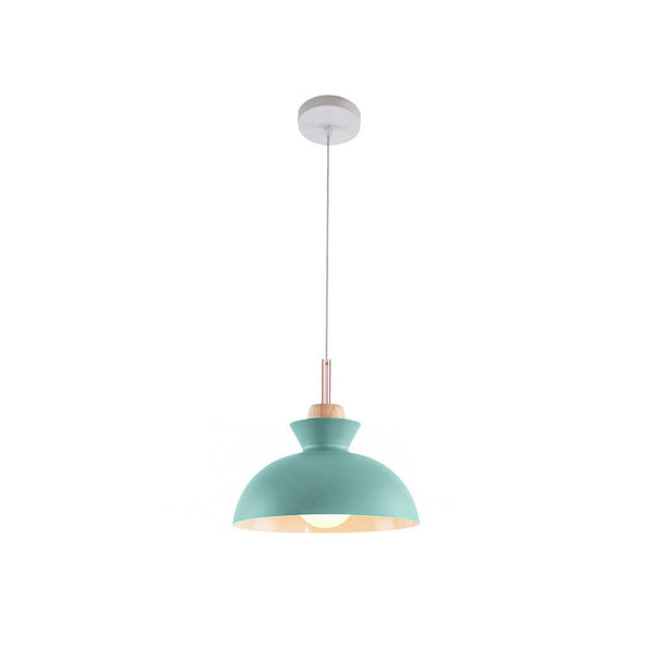 Chandelierias-Modern Dome Hanging Pendant Light-Pendant-Cyan-