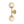 Chandelierias-Modern Double Clear Glass Globe Wall Light-Wall Light-Gold-