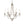 Chandelierias-Modern Farmhouse 6-Light Candle Style Chandelier-Chandeliers-Nickel-