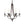 Chandelierias-Modern Farmhouse 6-Light Candle Style Chandelier-Chandeliers-Oil Rubbed Bronze-