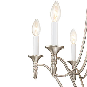 Chandelierias-Modern Farmhouse 6-Light Candle Style Chandelier-Chandeliers-Oil Rubbed Bronze-