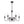 Chandelierias-Modern Farmhouse 6-Light Oil Rubbed Bronze Candle Style Chandelier-Chandeliers-6 Bulbs (Pre-order)-