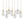 Chandelierias-Modern Glass 7 Light Geometric Chandelier-Chandelier--