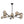 Chandelierias-Modern Glass Sputnik Sphere Chandelier-Chandelier-Black-