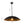 Chandelierias-Modern Industrial 1-Light Oversized Flat Dome Pendant-Pendant-Black-