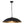 Chandelierias-Modern Industrial 1-Light Oversized Flat Dome Pendant-Pendant-Black-