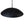 Chandelierias-Modern Industrial 1-Light Oversized Flat Dome Pendant-Pendant-Black-