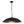 Chandelierias-Modern Industrial 1-Light Oversized Flat Dome Pendant-Pendant-Black-