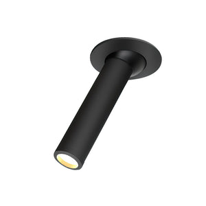 Chandelierias-Modern LED Cylinder Adjustable Ceiling Spotlight - 2 Pieces-Spotlight-Black-