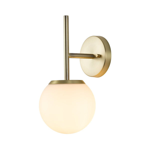 Chandelierias-Modern Minimalist 1-Light Wall Sconce-Wall Light-Milky-