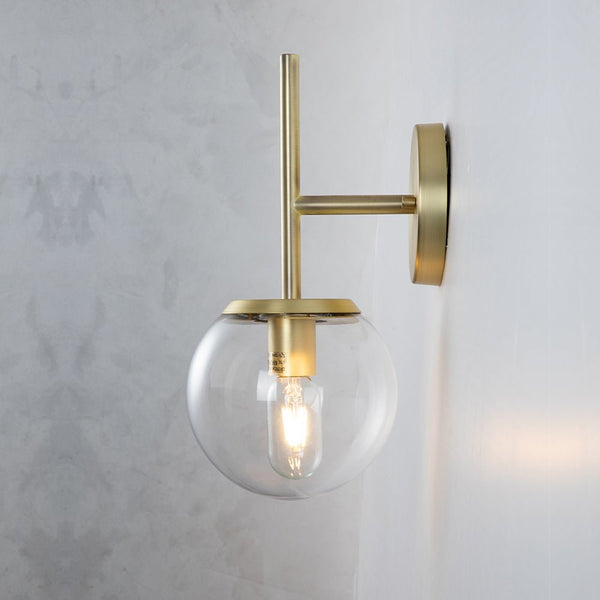 Chandelierias-Modern Minimalist 1-Light Wall Sconce-Wall Light-Milky-