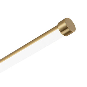 Chandelierias-Modern Minimalist 3-Light LED Linear Chandelier-Chandelier-Brass-