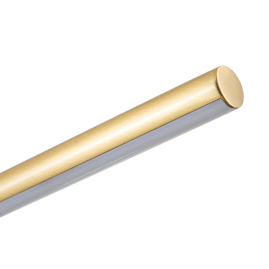 Chandelierias-Modern Minimalist Dimmable Linear LED Pendant--Gold-