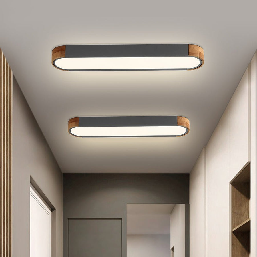 Chandelierias-Modern Minimalist Led Flush Ceiling Light-Flush Mount-Gray-