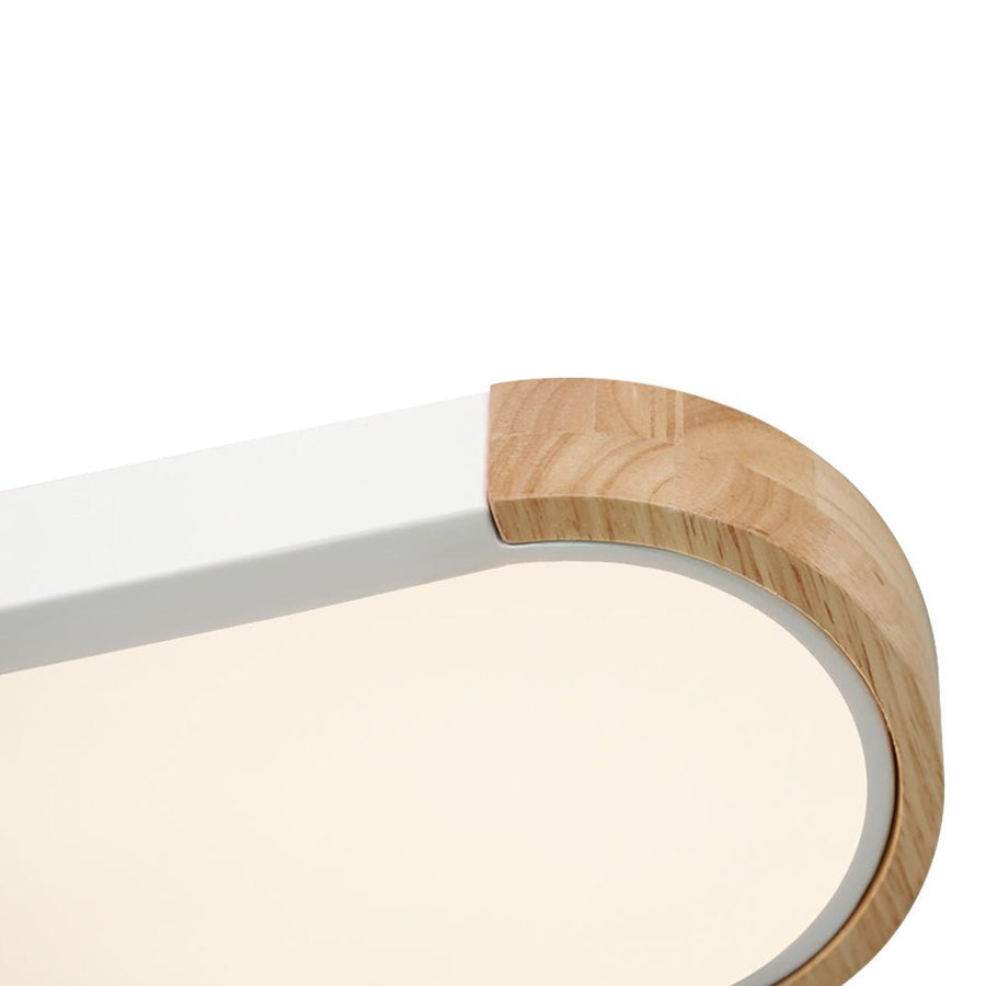 Chandelierias-Modern Minimalist Led Flush Ceiling Light-Flush Mount-White-