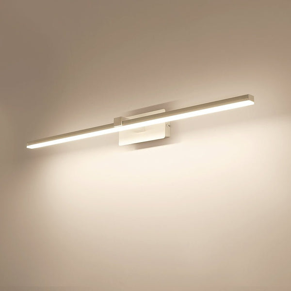 Chandelierias-Modern Minimalist Ribbed Linear LED Vanity Light-Wall Light-23.6 in-Black