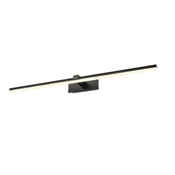 Chandelierias-Modern Minimalist Ribbed Linear LED Vanity Light-Wall Light-23.6 in-Black