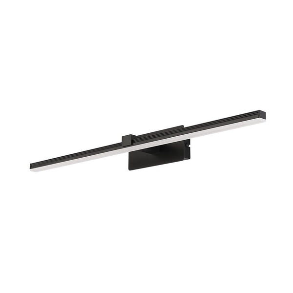 Chandelierias-Modern Minimalist Ribbed Linear LED Vanity Light-Wall Light-23.6 in-Black