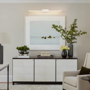 Chandelierias-Modern Minimalist Ribbed Linear LED Vanity Light-Wall Light-23.6 in-White