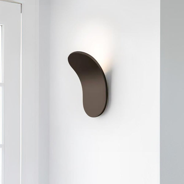 Chandelierias-Modern Minimalist Sleek LED Wall Sconce-Wall Light-Black-Warm White