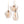 Chandelierias-Modern Sculptural Glass Pendant Lighting-Pendant-3 Lt-Round Canopy-Amber