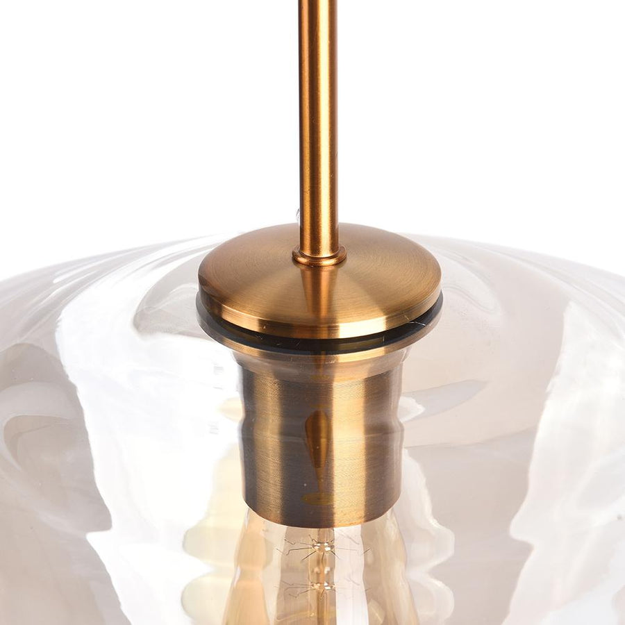 Chandelierias-Modern Sculptural Glass Pendant Lighting-Pendant-S-Clear