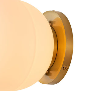Chandelierias-Modern Single-Light Etched Ellipse Glass Wall Sconce-Wall Light-Brass-