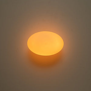 Chandelierias-Modern Single-Light Etched Ellipse Glass Wall Sconce-Wall Light-Brass-