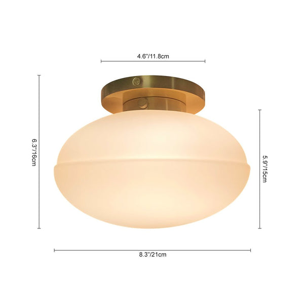 Chandelierias-Modern Single-Light Etched Ellipse Glass Wall Sconce-Wall Light-Brass-