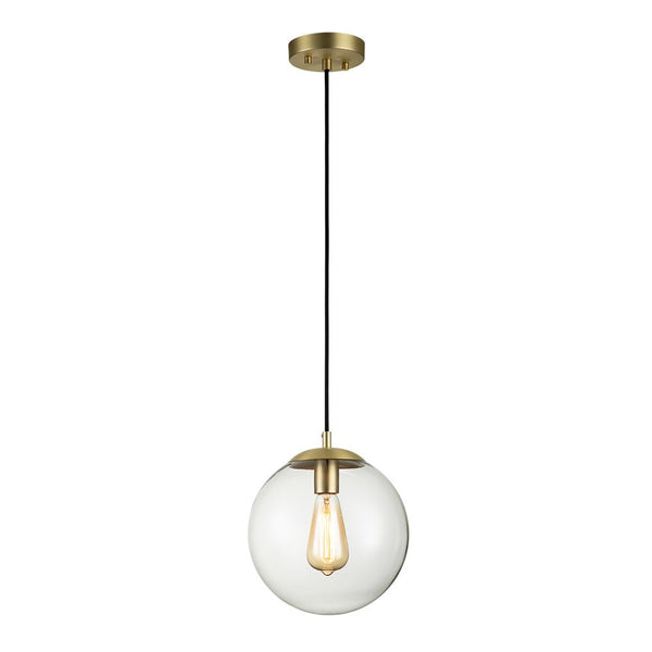 Chandelierias-Modern Single Light Glass Globe Pendant-Pendant-Opal-