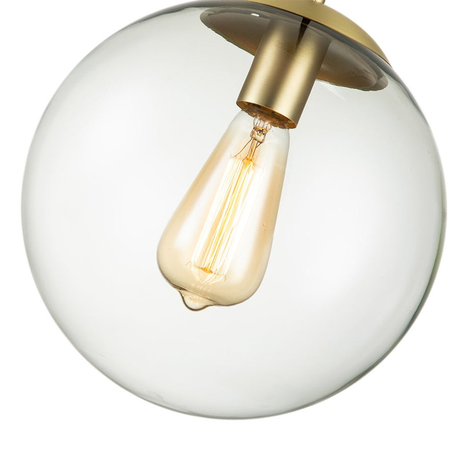 Chandelierias-Modern Single Light Glass Globe Pendant-Pendant-Opal-