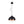 Chandelierias-Modern Single-Light Hanging Dome Pendant 2 Pieces-Pendant-Black 2 Pcs-