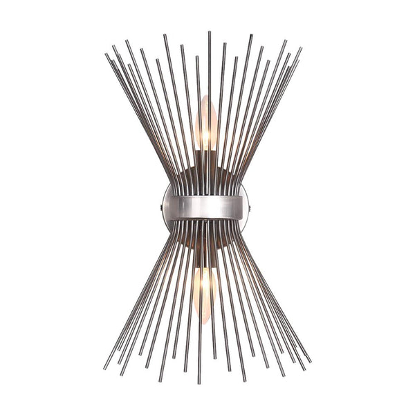 Chandelierias-Modern Sunburst 2-Light Wall Sconce-Wall Light--