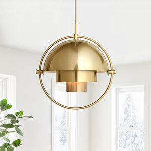 Chandelierias-Multi-Lite Shape-Changing Modern Pendant Lighting-Pendant-Gold-