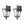 Load image into Gallery viewer, Chandelierias-Outdoor Lantern Wall Sconce with Clear Glass For Porch-Wall Light-Matte Black-2 Pack
